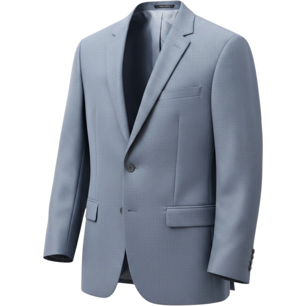 Banana Republic Modern Slim Fit Italian Fabric Blazer Blue Sport Coat 44R